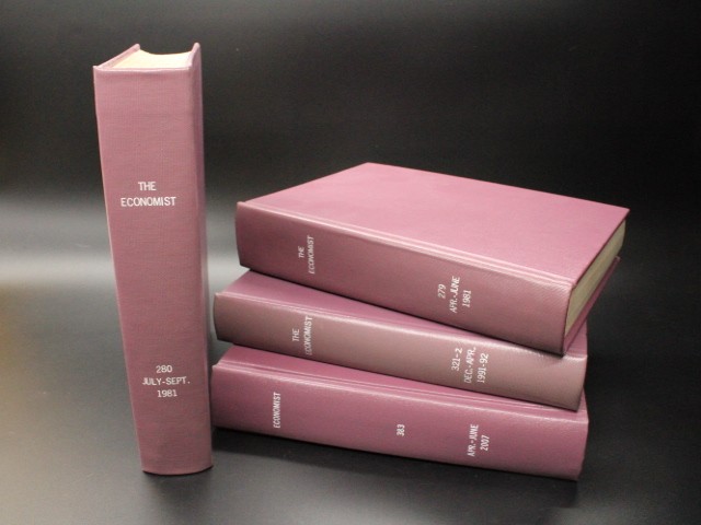 The Economist Magazine Sets – Nice Hardcover Volumes For Your Home Library