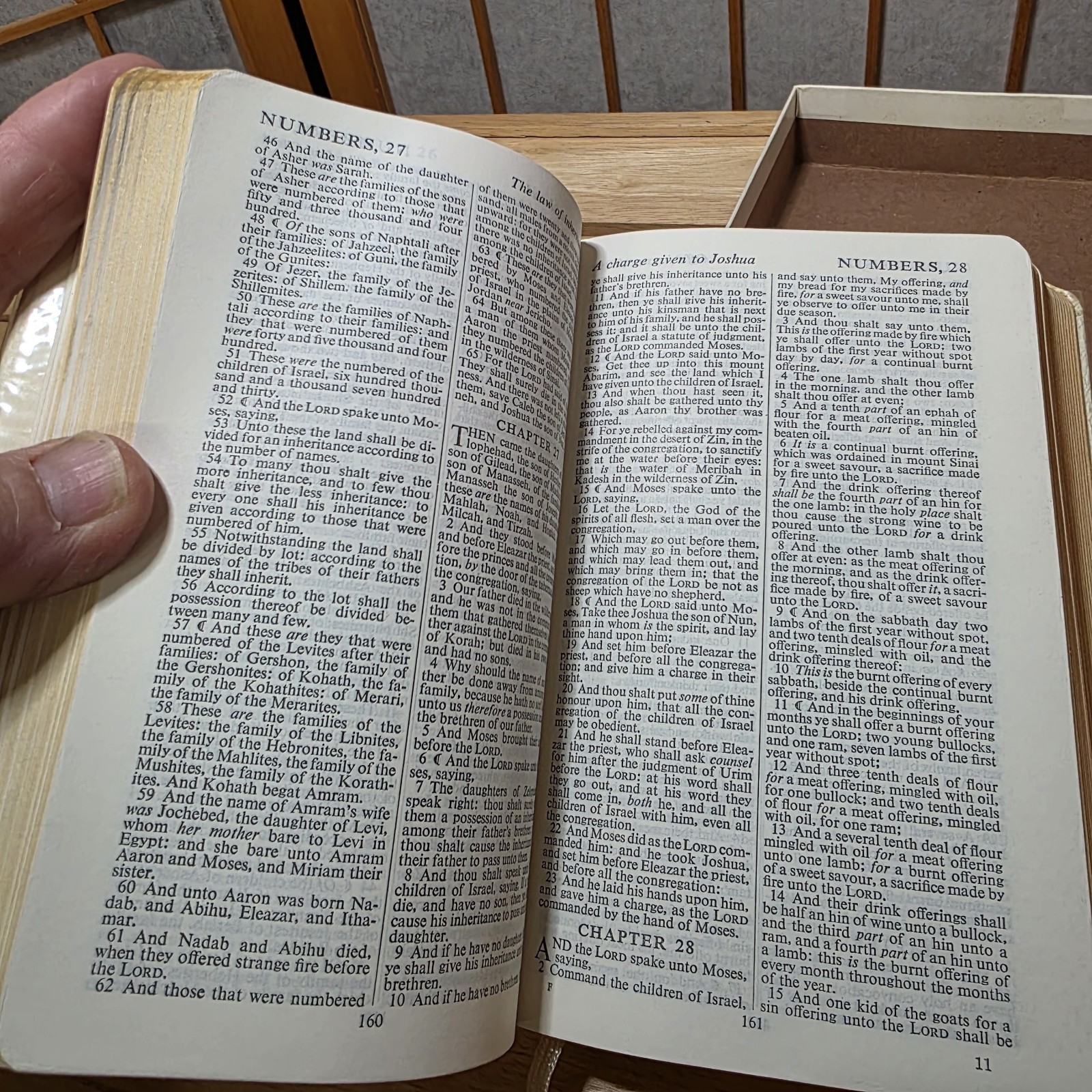 Bride’s Bible KJV Collins England 1958 White Leatheroid Gold Edges Original Box