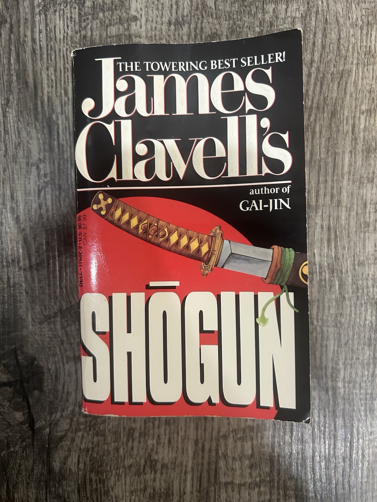 Shogun James Clavell Good Vintage Paperback Dell 1986