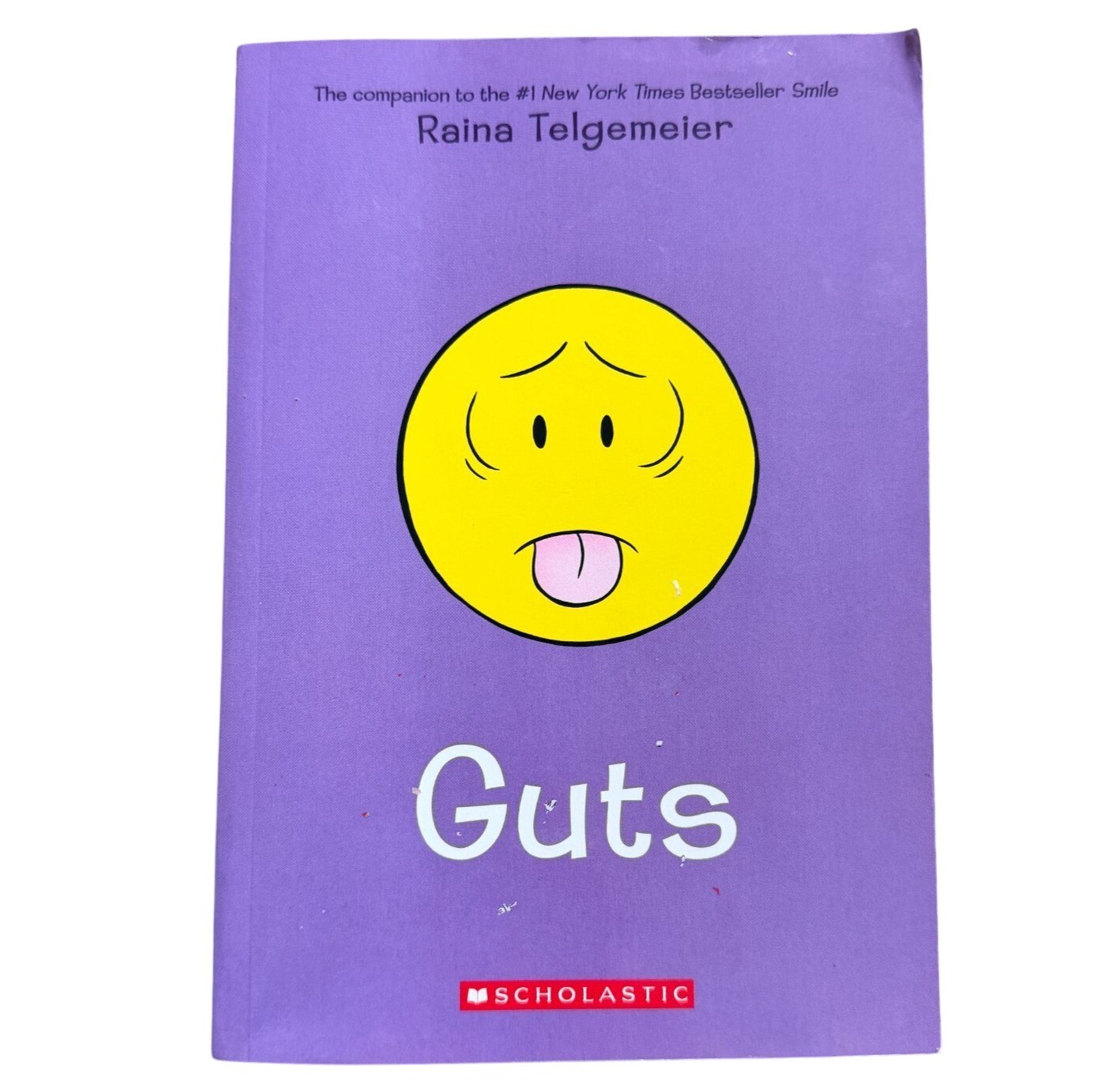 ‘Guts’ Juvenile Fiction Graphic Novel, Author: Raina Telgemeier-211 Pages-GUC