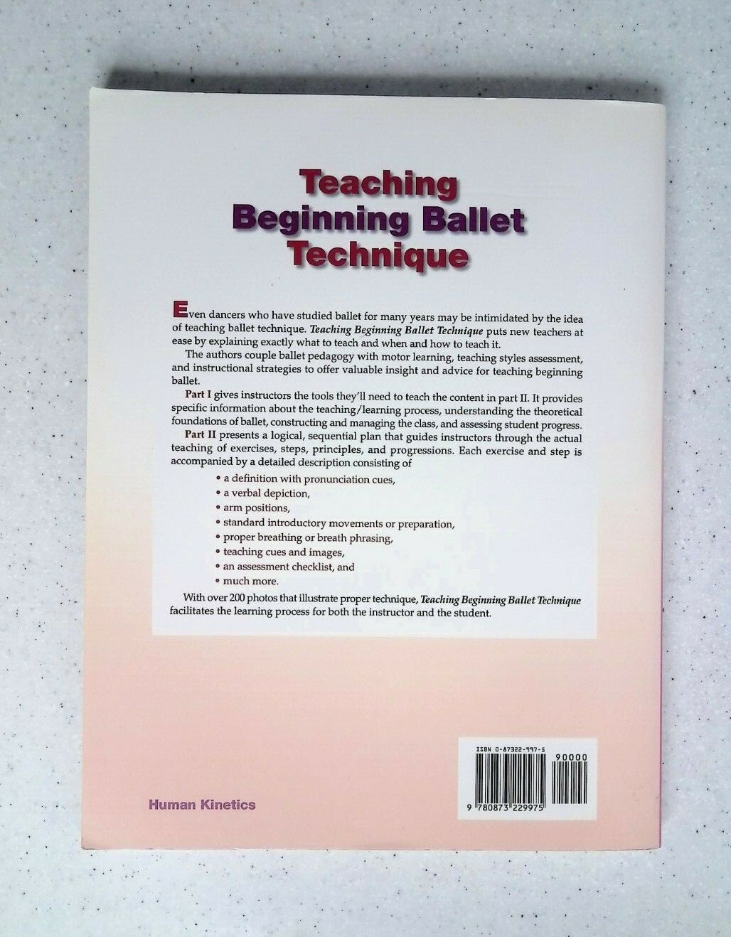 Teaching Beginning Ballet Technique by Kassing/Jay, 3rd Edition, Trade Pbk, 1998