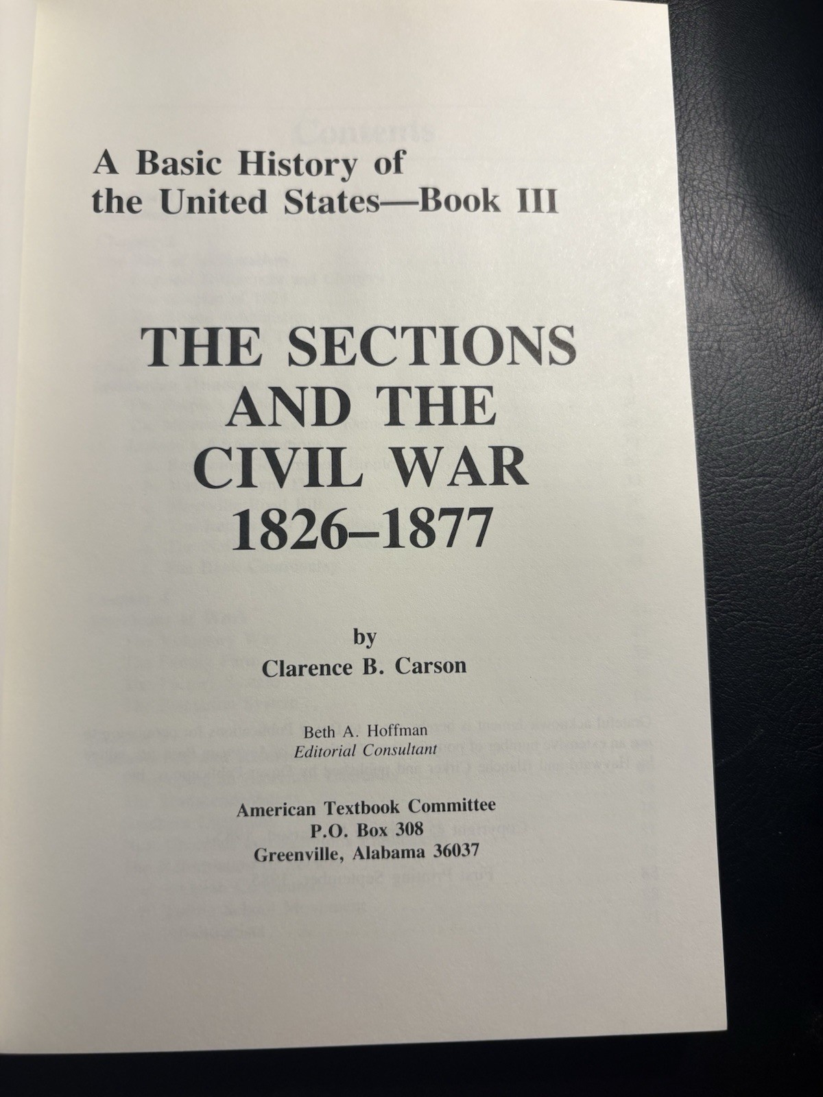 A Basic History Of The United States Volume 1-5 Set by Clarence B. Carson