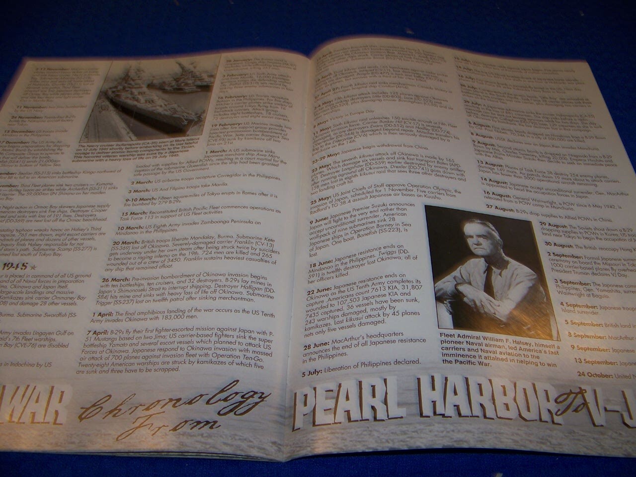2005 UNITED STATES NAVY LOSSES IN WWII ..SPECIAL EDITION INSERT 16-PAGES (418JJ)
