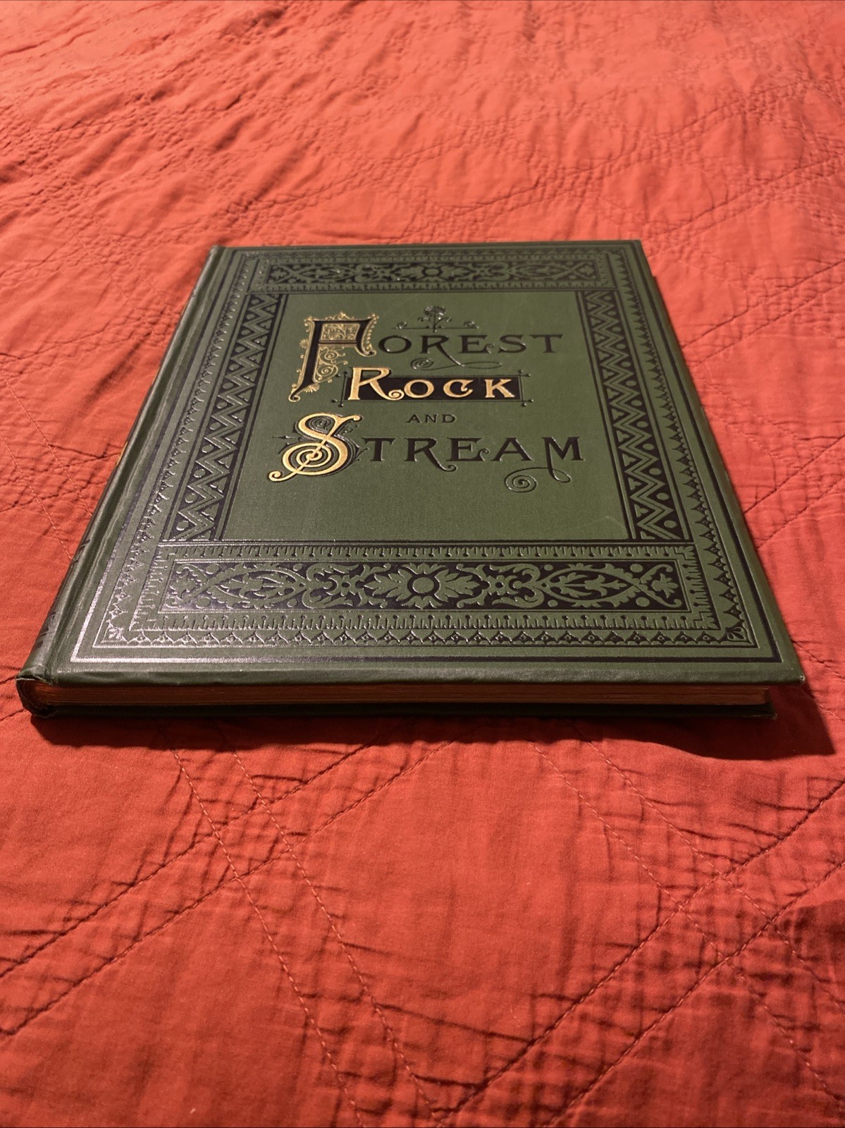1886 Forest Rock and Stream H.B. Nims Victorian Gift Book Complete Near Fine