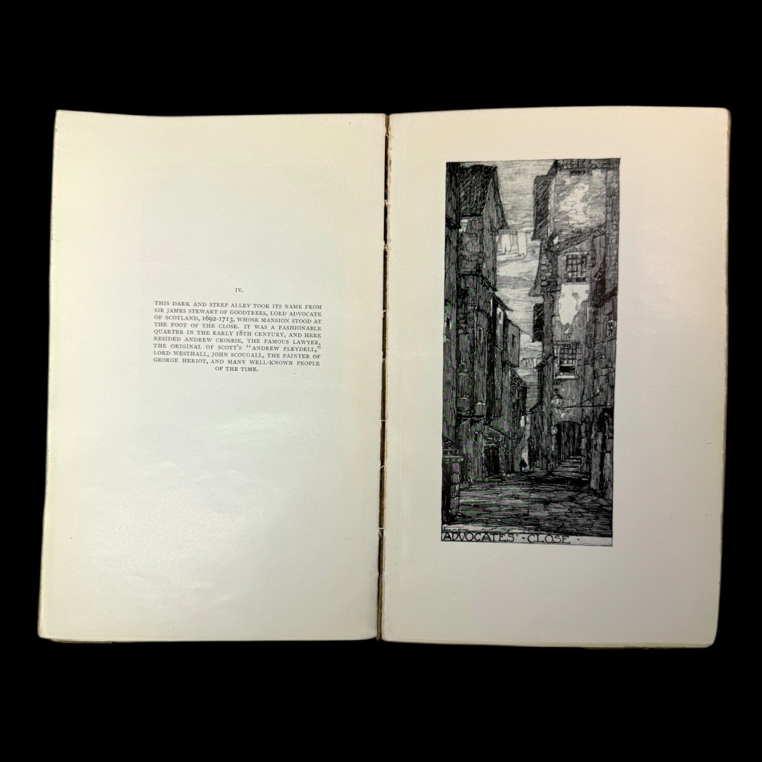 1925 Jessie M King The Grey City of the North Book of Drawings Edinburgh