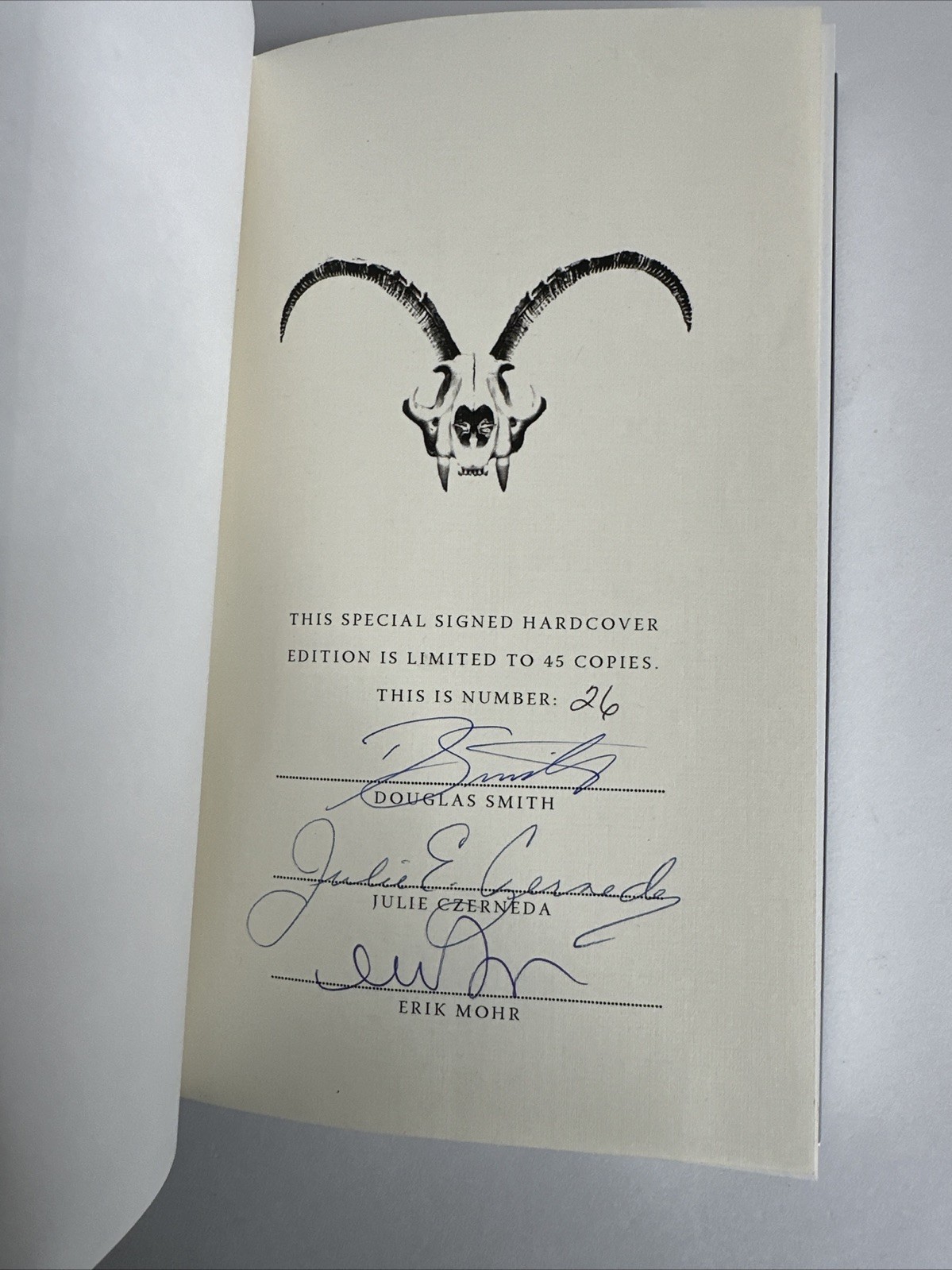 Douglas SMITH — Chimerascope (Chizine SF) — SIGNED X 3 Limited #26/45 HC