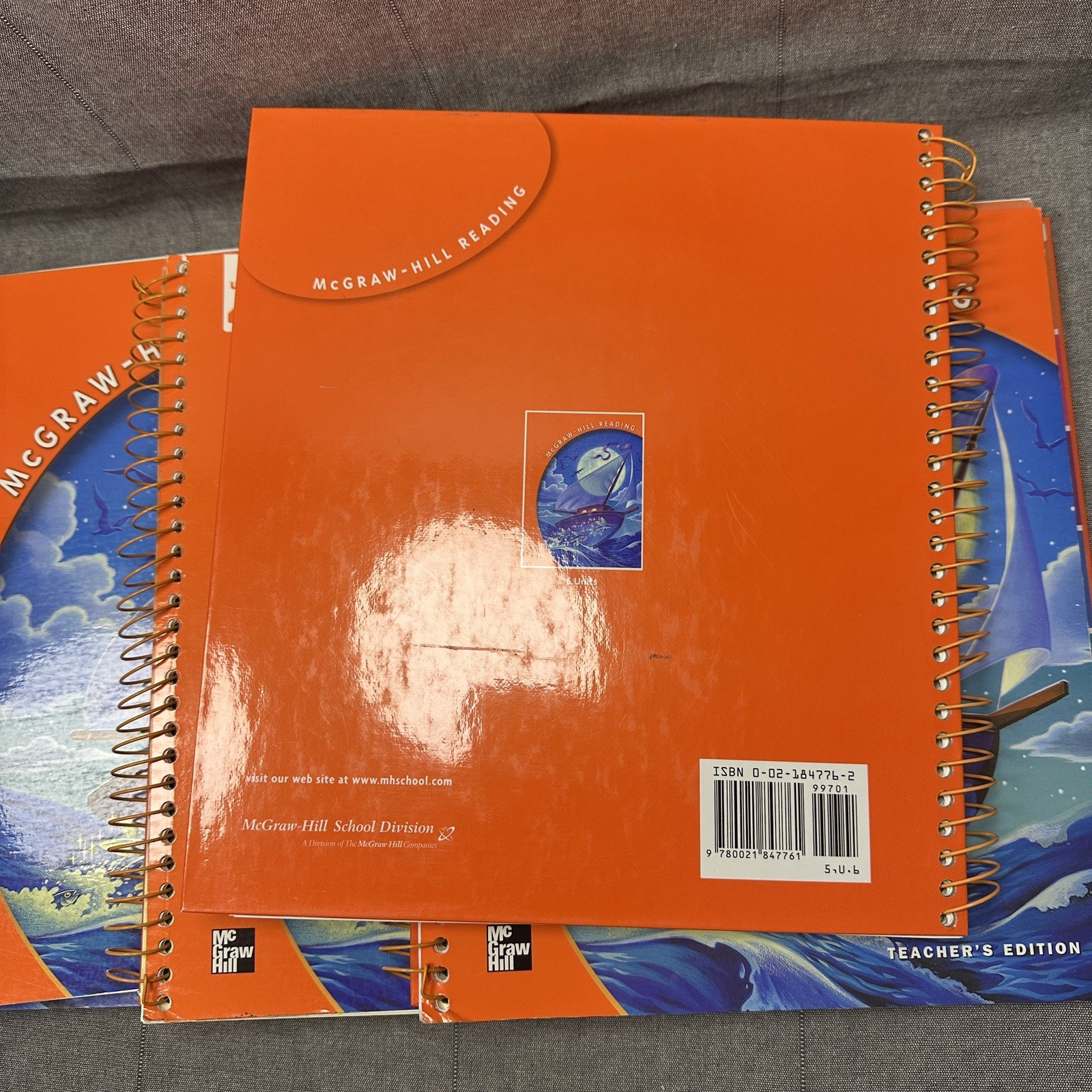 McGraw-Hill Reading Grade 5: Units 1-6 Complete Spiral-bound, by Flood Dr. James
