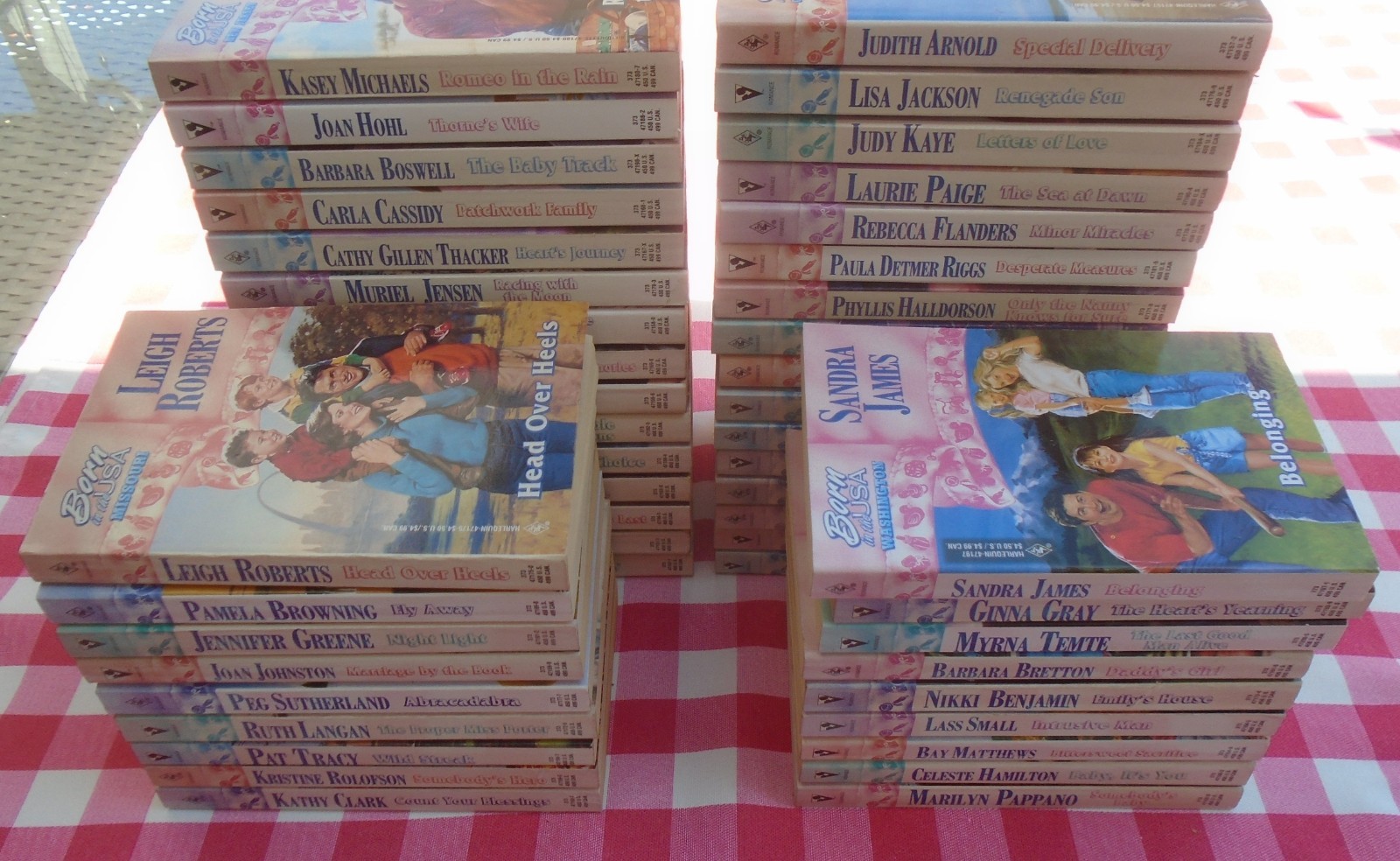 BORN IN THE USA HARLEQUIN BOOKS LOT OF 49 PAPERBACK BOOKS
