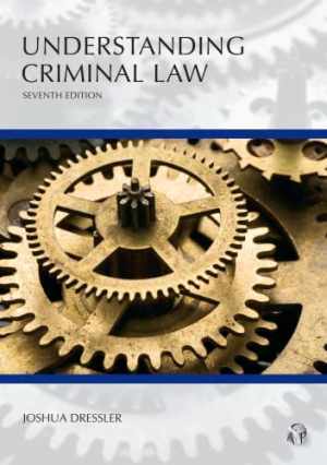 Understanding Criminal Law – Paperback, by Dressler Joshua – Good