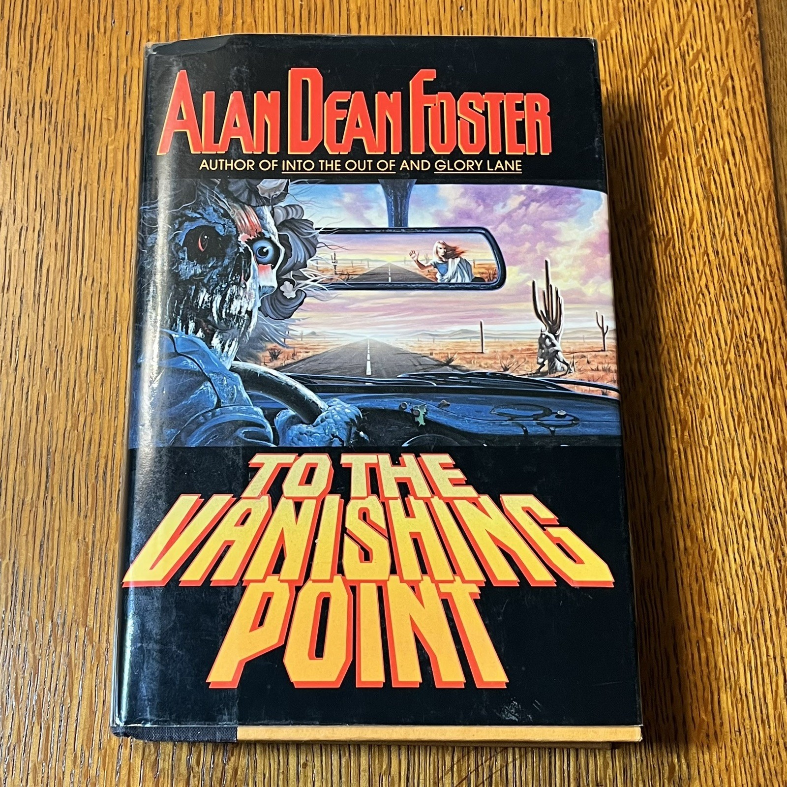 To The Vanishing Point Alan Dean Foster 1st First Ed HC 1988 DJ Sci Fi Fantasy