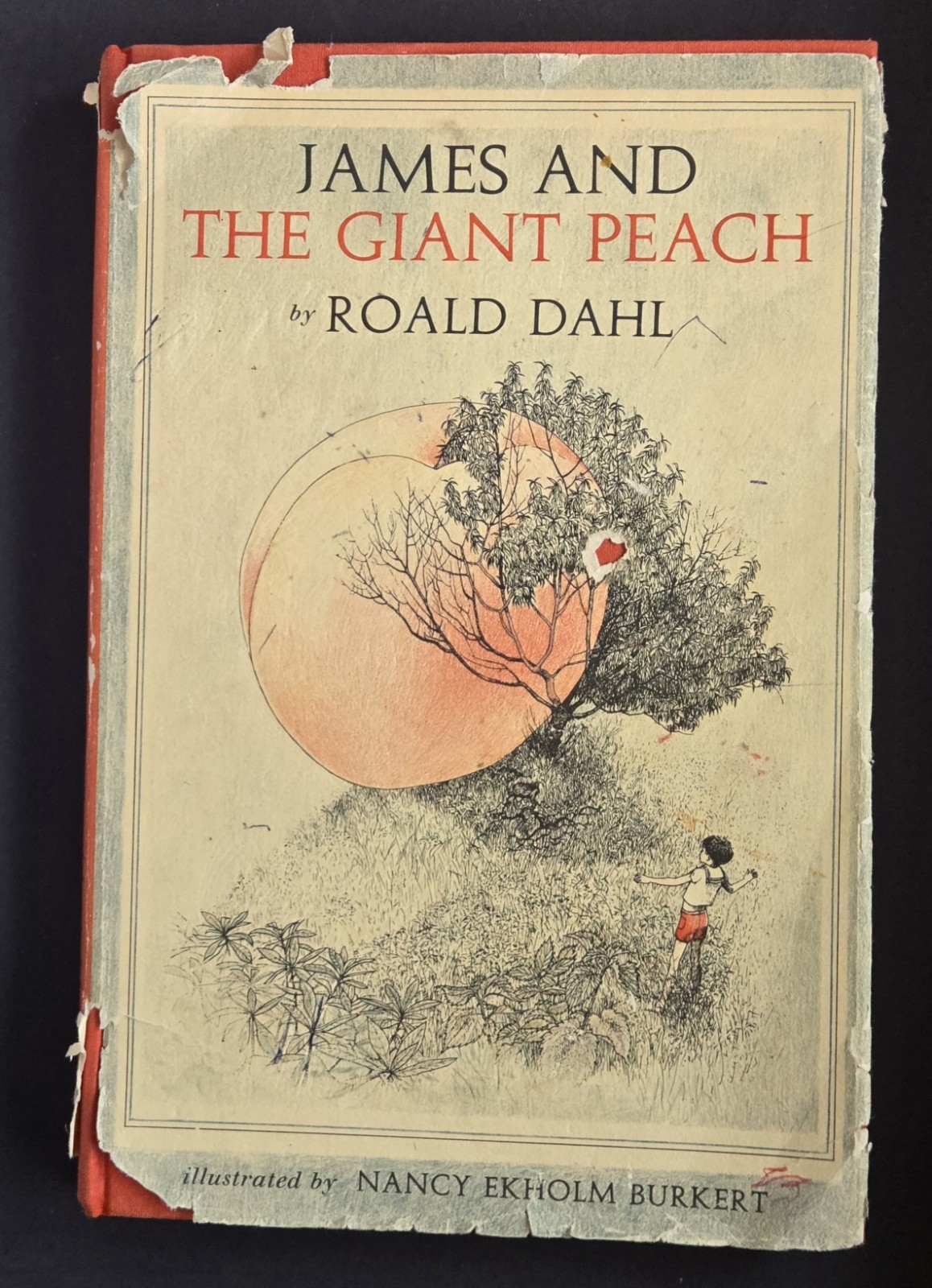 1961 JAMES & THE GIANT PEACH ROALD DAHL 1st Ed HCDJ