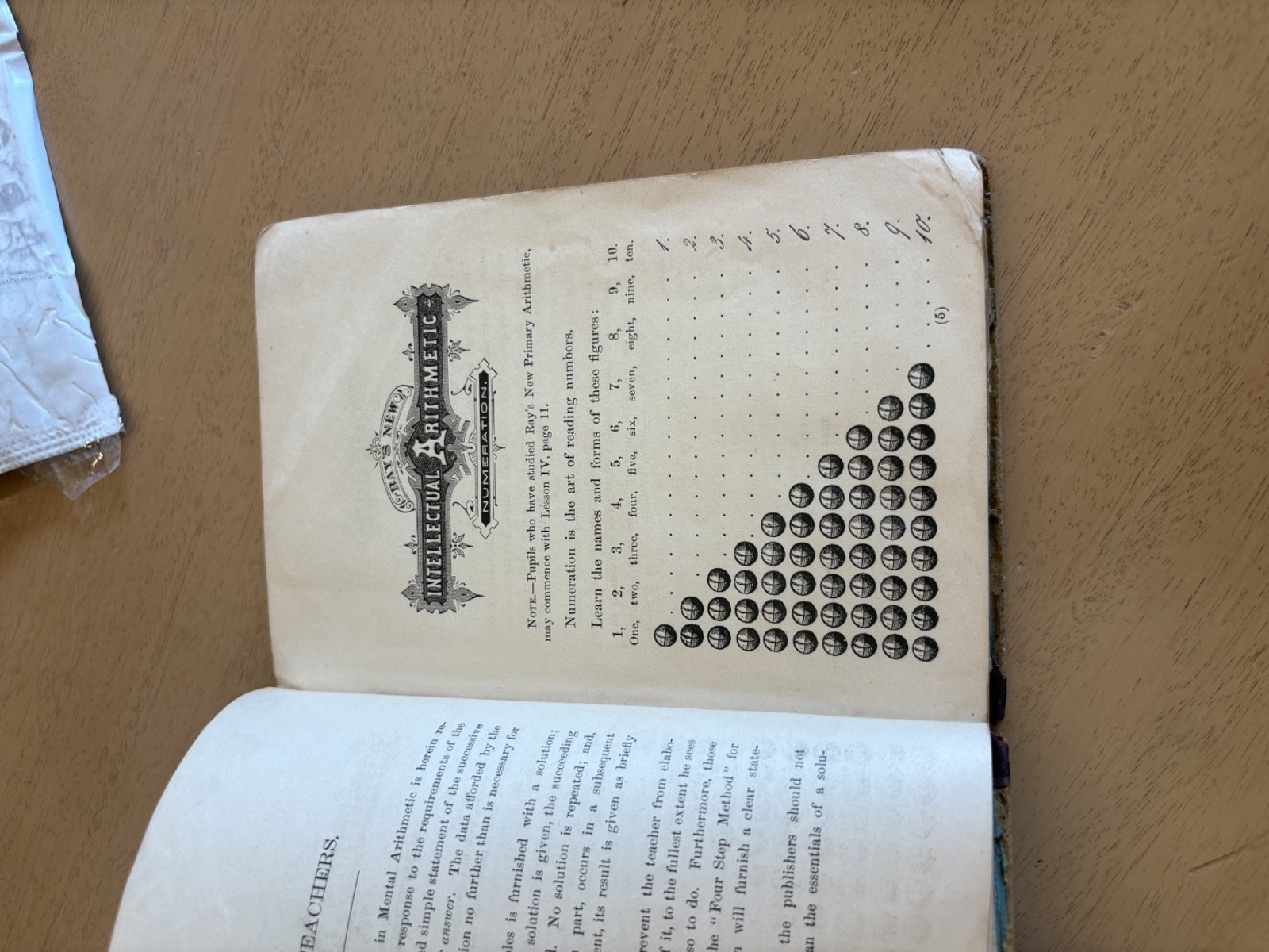 Rays New Intellectual Arithmetic Joseph Ray American Book Company Antique 1877