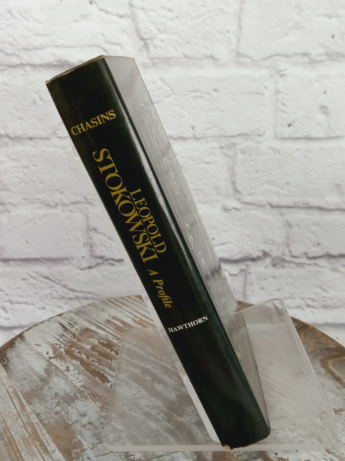 Leopold Stokowski A Profile by Abram Chasins 1st Edition 1979 HCDJ