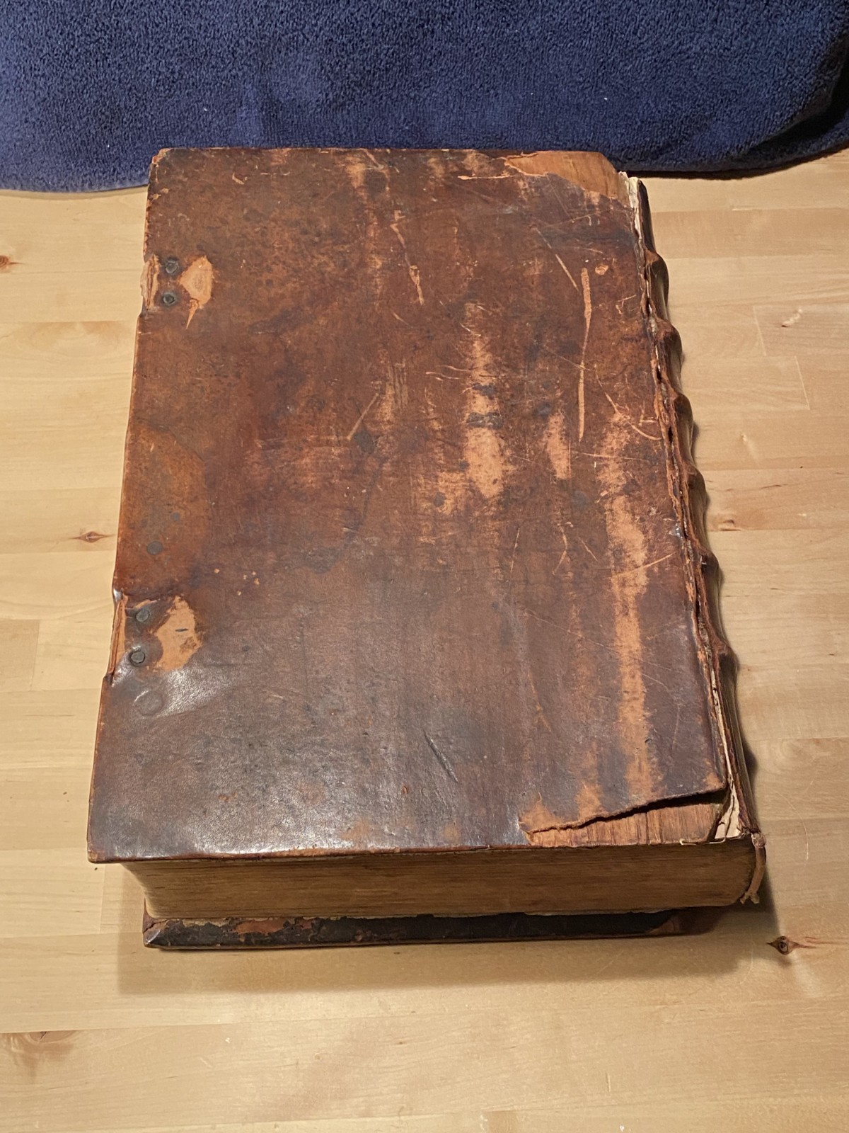 Martyrs Mirror RARE 1814 Joseph Ehrenfried Leather Mennonite Lancaster Amish HC