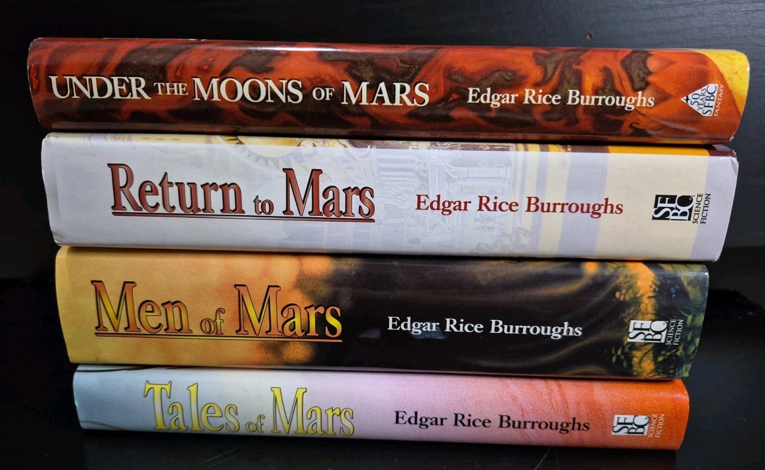 Edgar Rice Burroughs John Carter of Mars 11 books in 4 HC/DJ Omnibus Complete