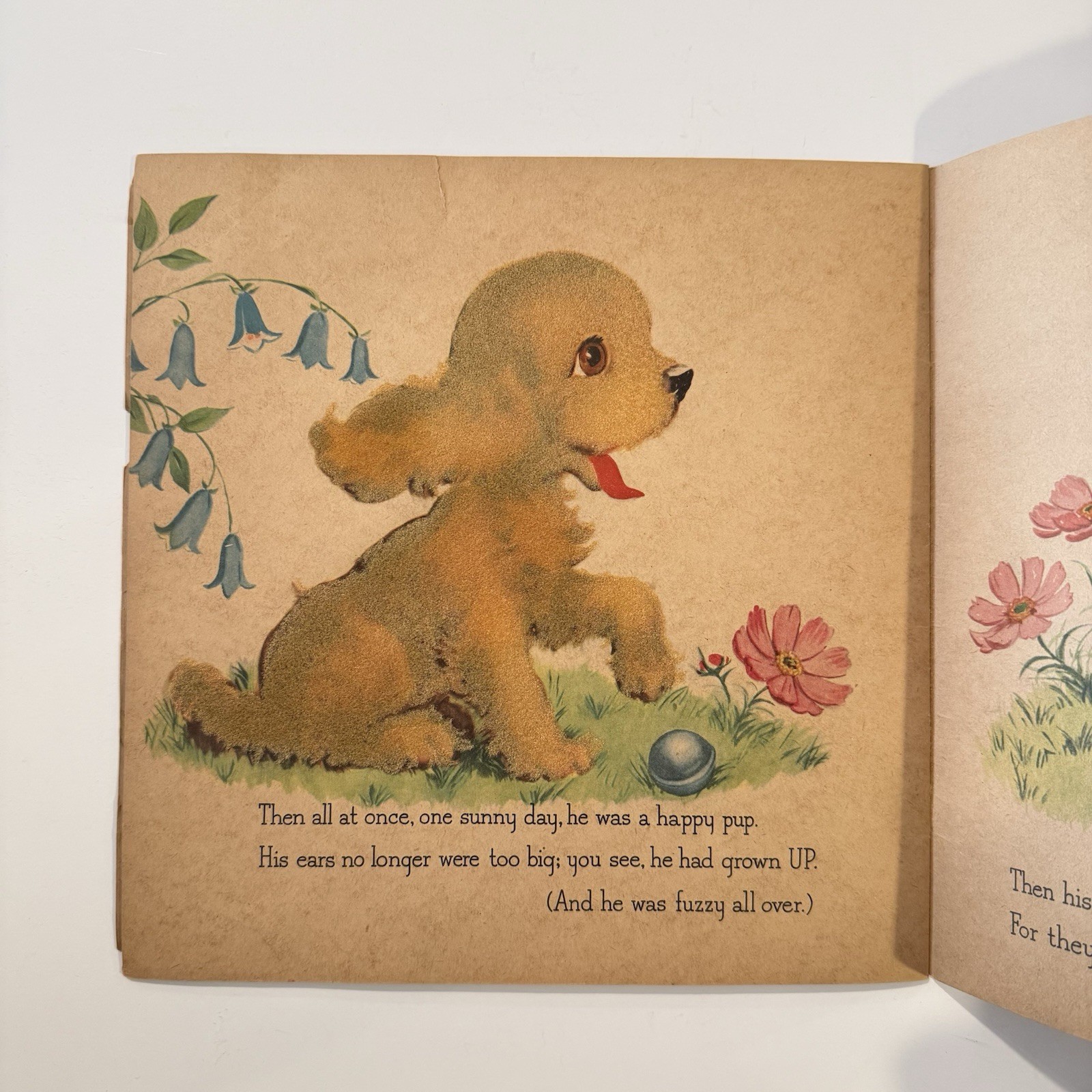1946 Fuzzy Wuzzy Puppy Book #938 Whitman Pub. Co. 12 Pages
