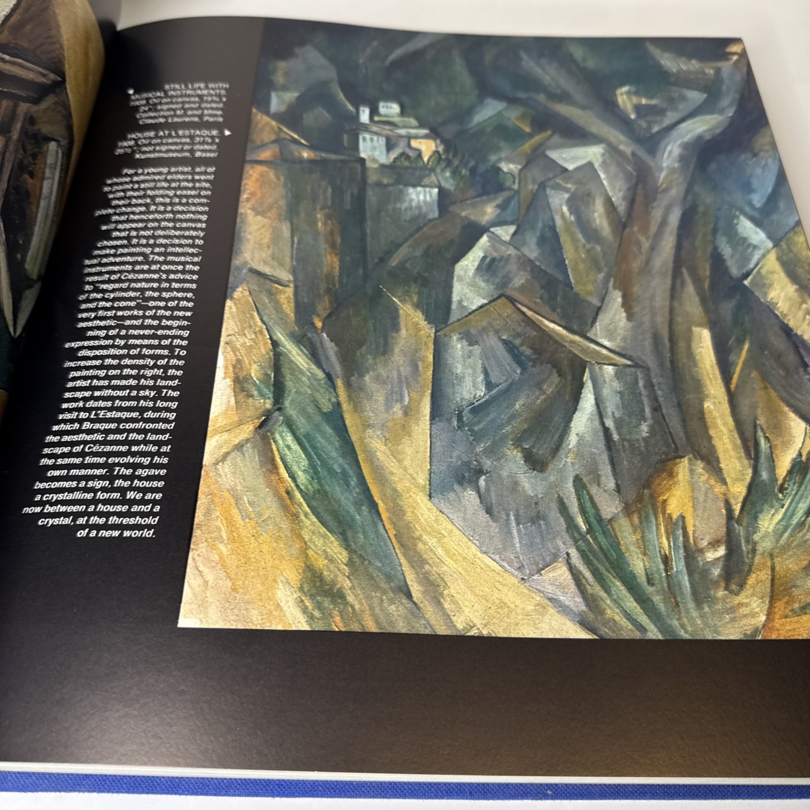 GEORGES BRAQUE RARE 1971 1ST ED LITHOGRAPH PRINT LARGE HARDCOVER MODERN ART BOOK