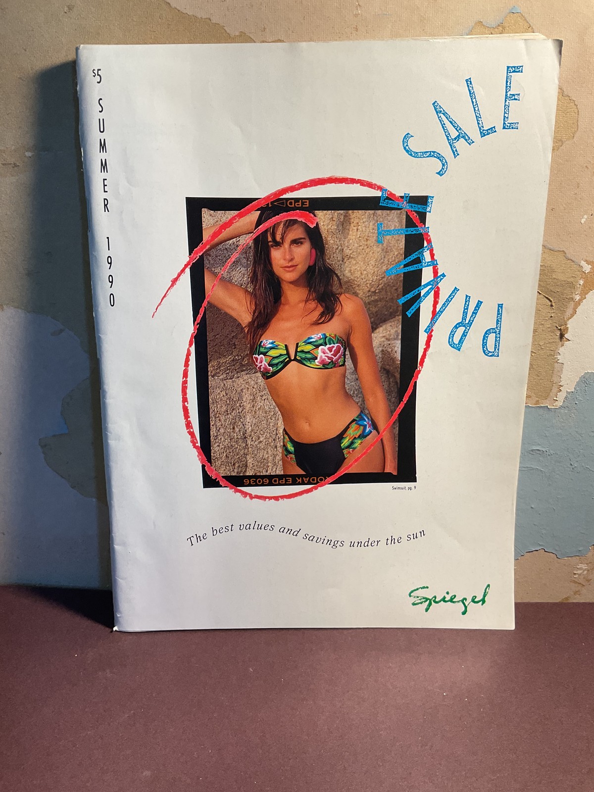 Vintage 1990 Spiegel Private Sale Catalog Summer Fashion Swimwear Home Goods