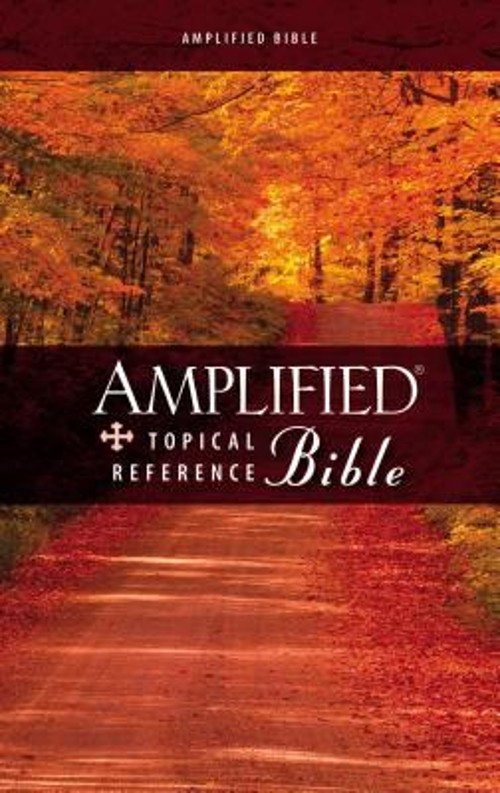 Amplified Topical Reference Bible Hardcover Zondervan Staff