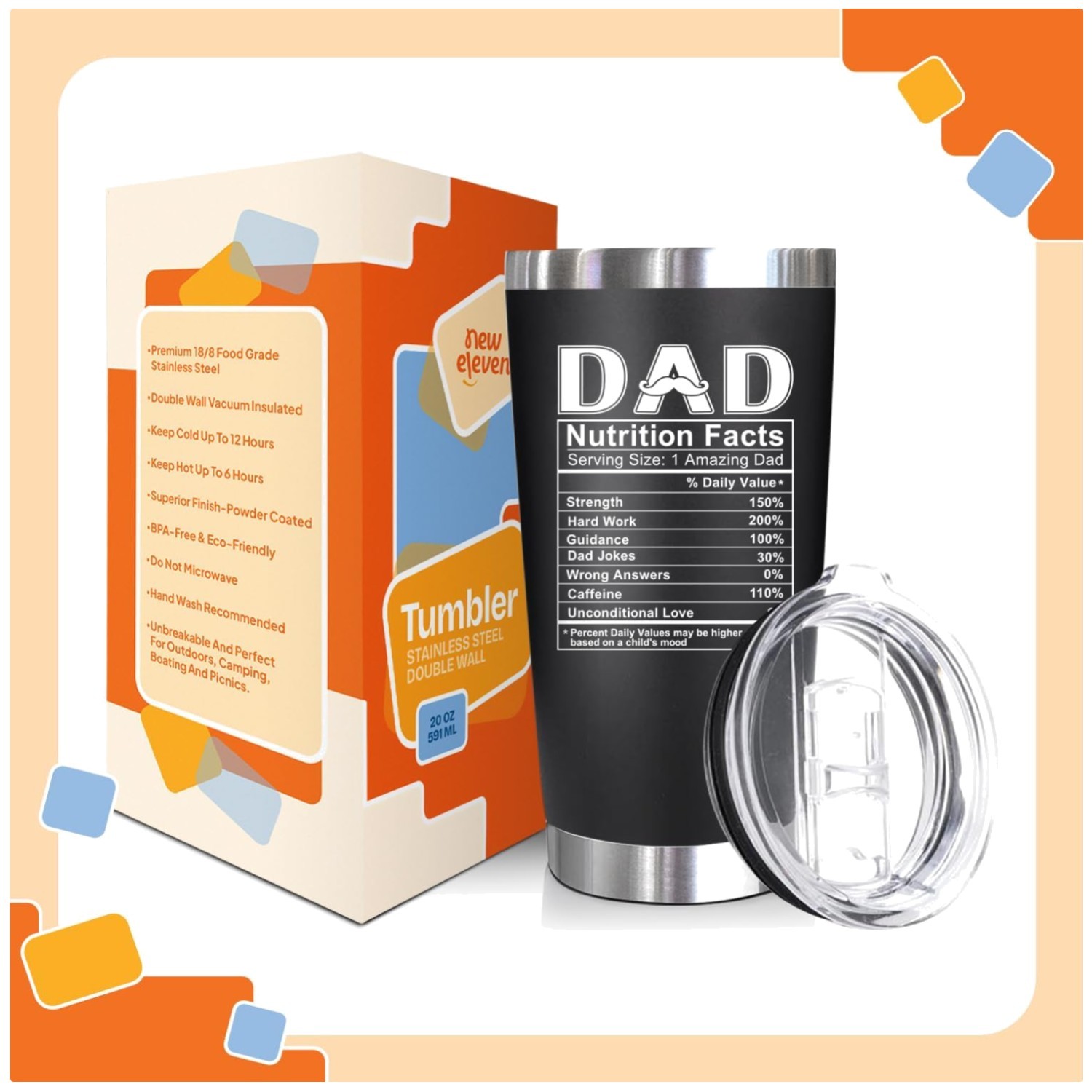 Stainless Steel Tumbler – Gift for Father