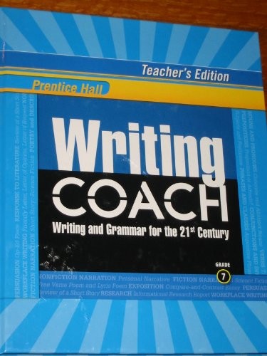 PRENTICE HALL WRITING COACH: WRITING AND GRAMMAR FOR THE By Inc. Pearson Mint