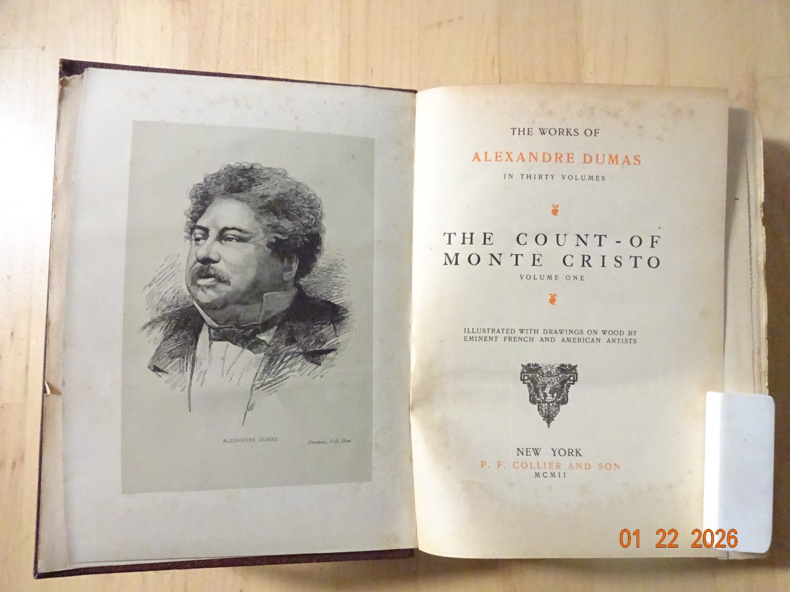 The Works Of Alexandre Dumas, 24 of 30 volumes, PF Collier, HC, 1902