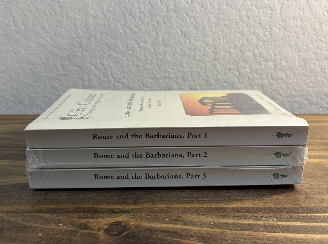 The Teaching Company Great Courses ROME & The BARBARIANS Book Set 1-3 New Sealed
