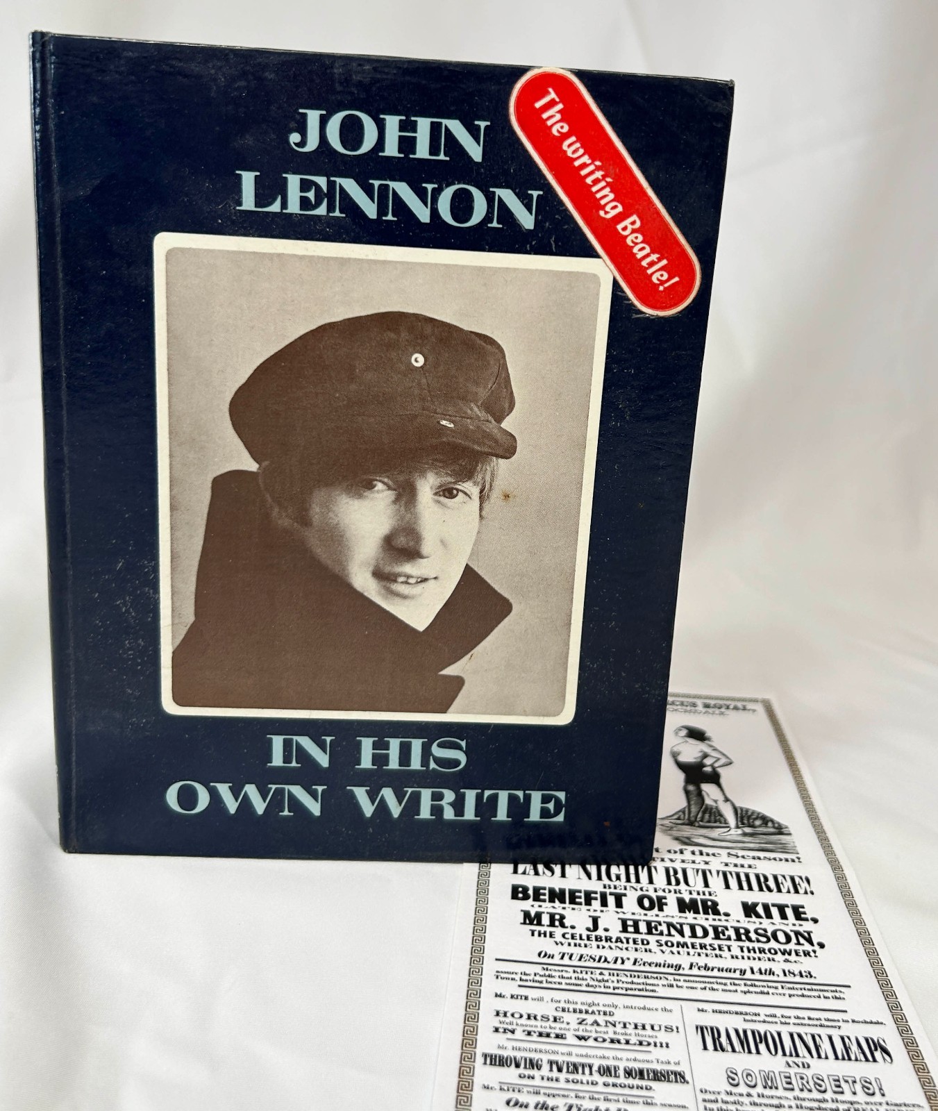 In His Own Write by John Lennon of the Beatles; 1964 First US Edition w/ Label!