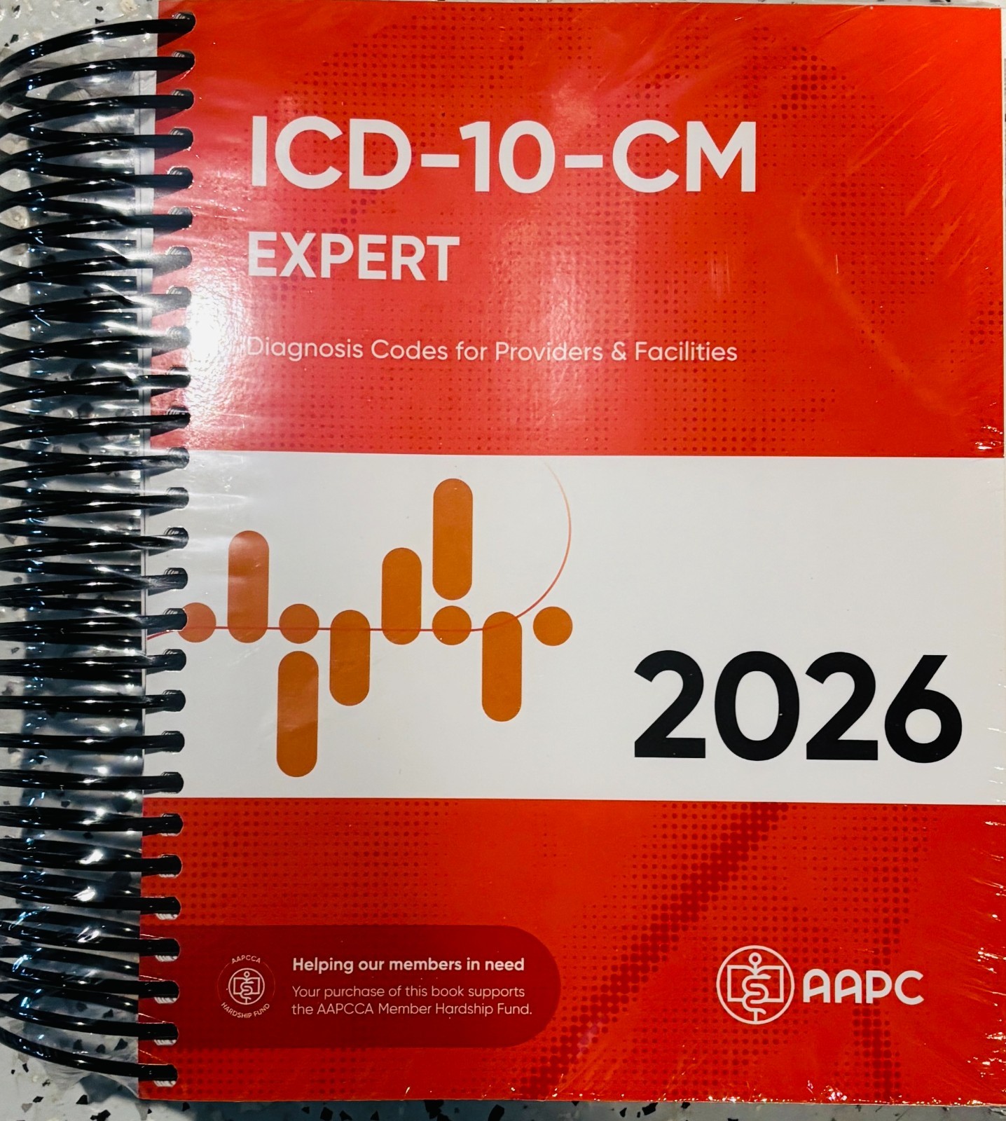 ICD-10-CM Code Book 2026 Spiral-bound