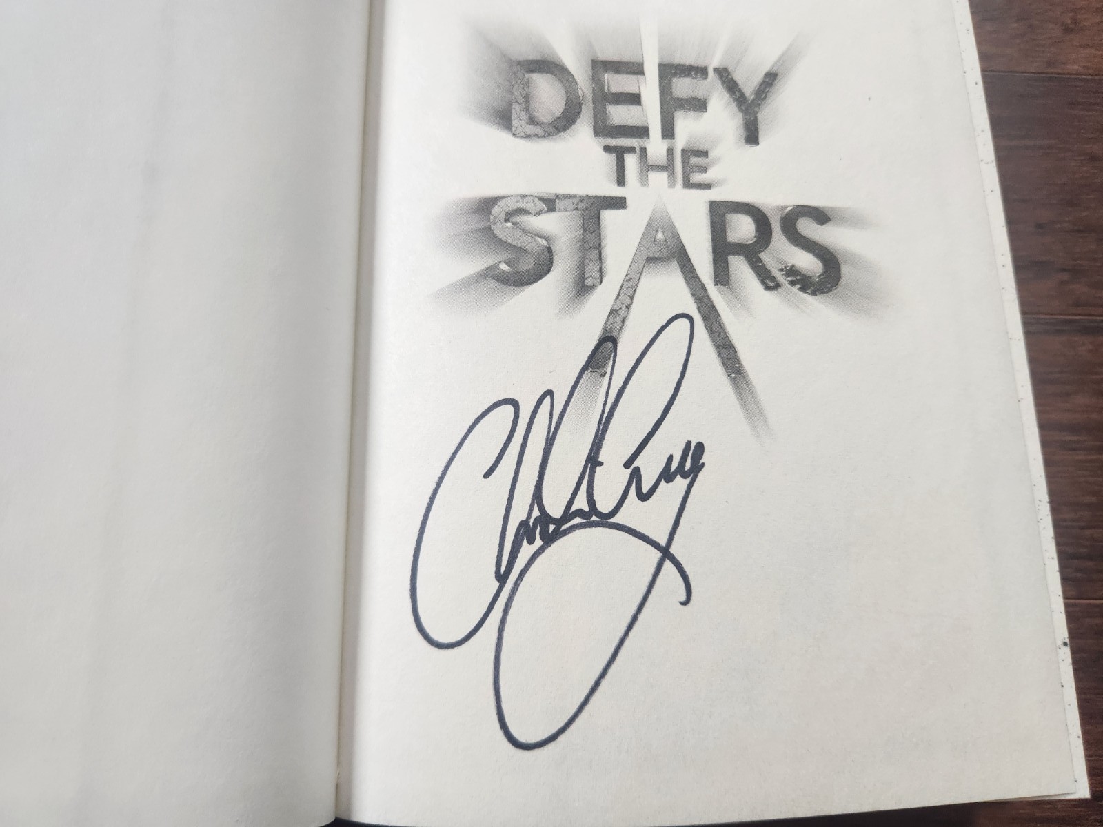 Claudia Gray SIGNED Defy The Stars 2017 First Edition Hardcover COA