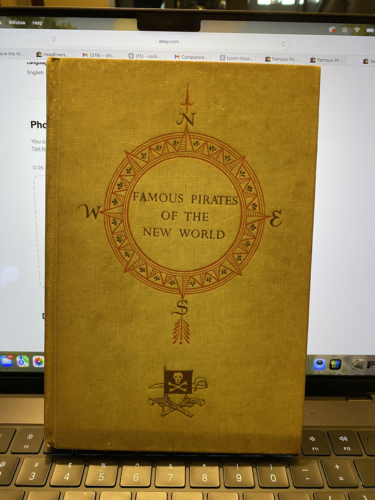 Famous Pirates of the New World A.B.C. Whipple Landmark HC 1st edition 1958