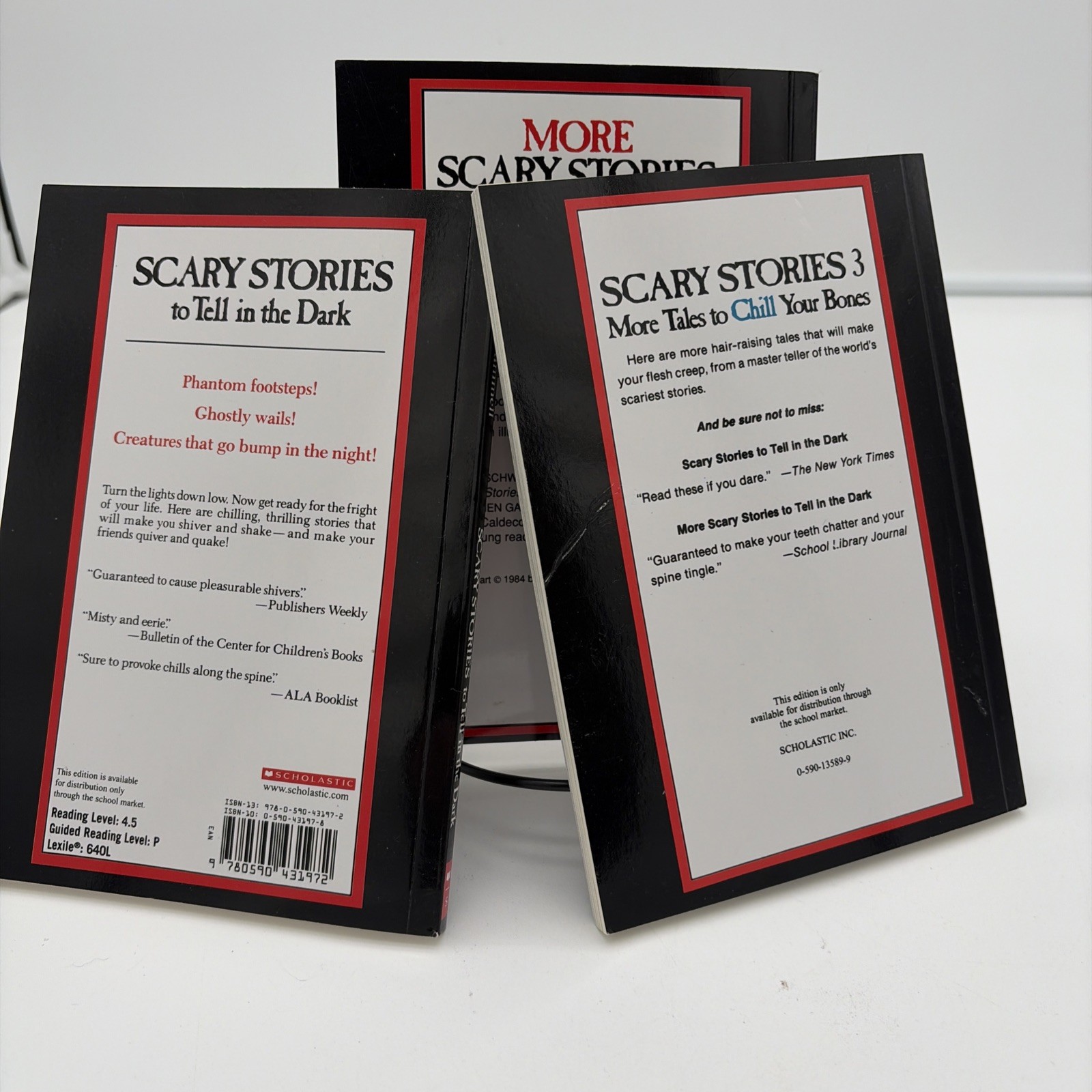 Scary Stories to Tell in the Dark Book Set 1 2 3 By Alvin Schwartz