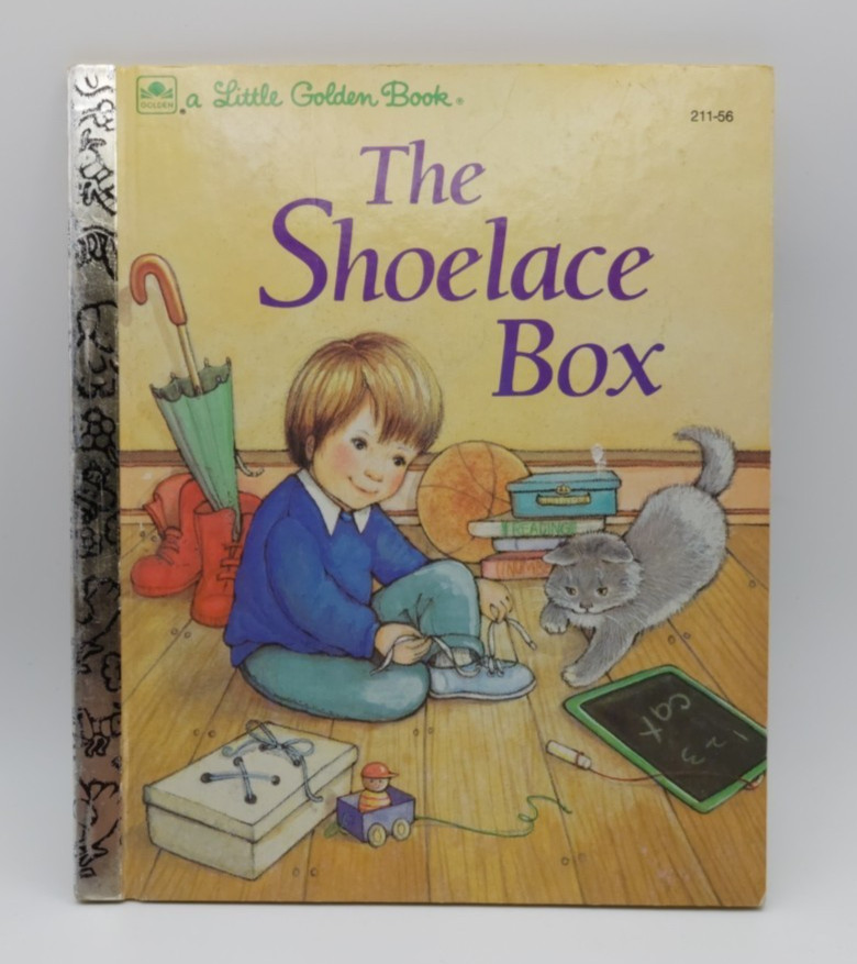 The Shoelace Box Little Golden Book 211‑56 • 1986 • Pre‑Owned
