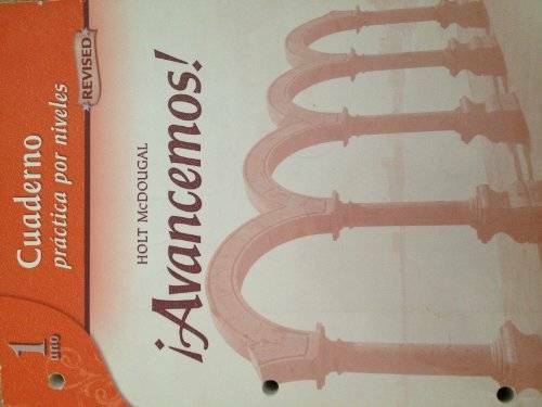 Avancemos: Cuaderno, Practica por niveles, Student Edition, Level 1 (Span – GOOD