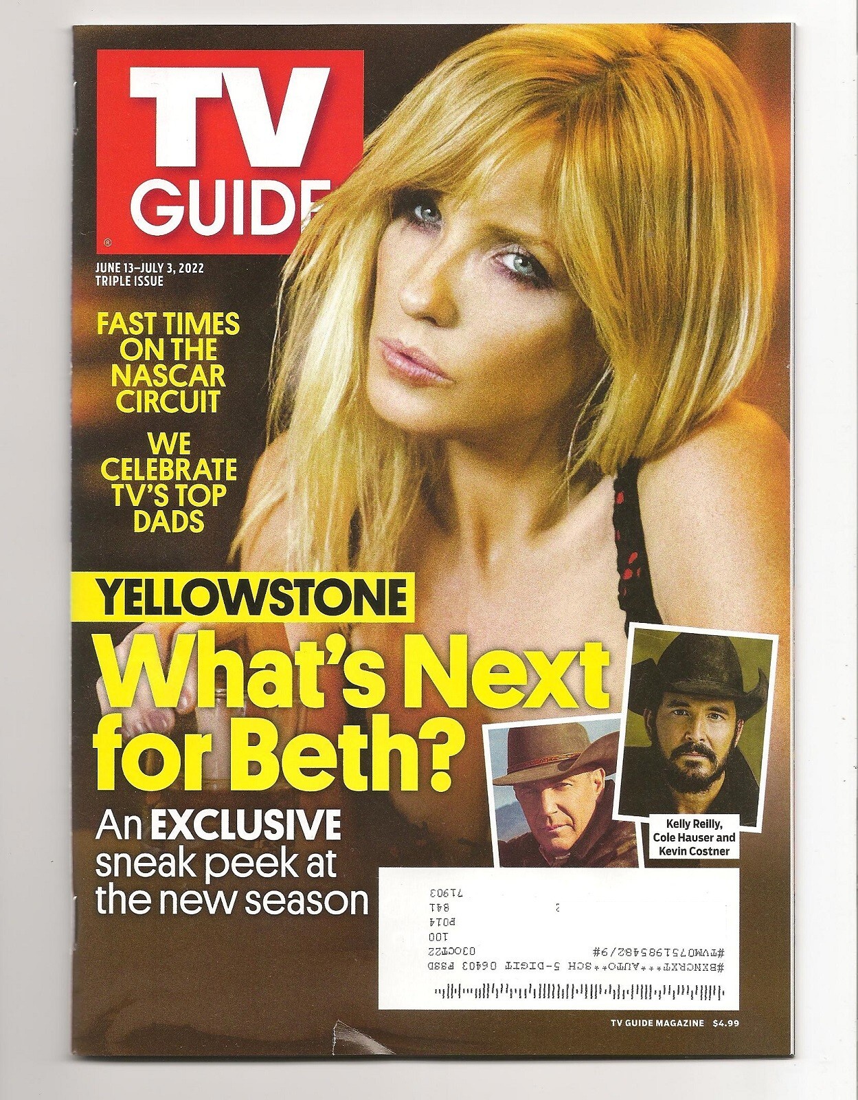 TV Guide June 13-July 3 2022 Kelly Reilly Yellowstone