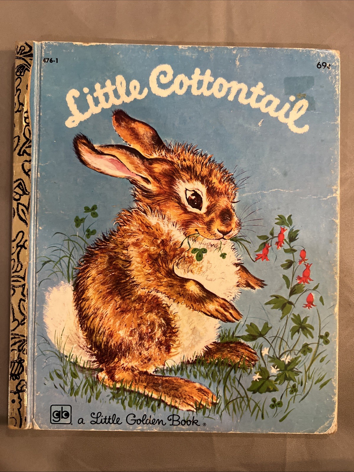 Vintage A Little Golden Book Little Cottontail 476-1 .69 1979 #2437