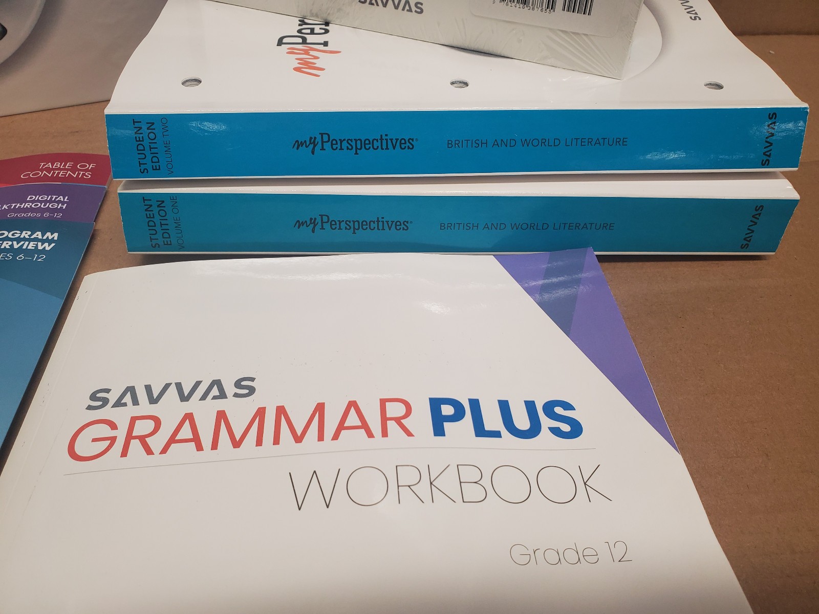 Grade 12: My Perspectives English Language Arts Savvas Learning Co Complete *NEW
