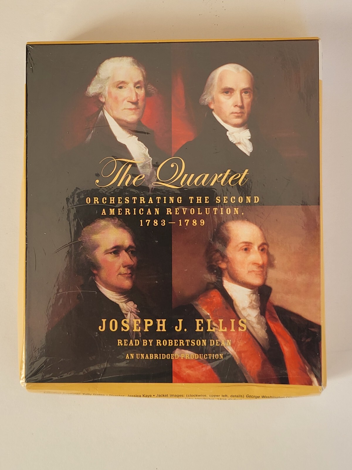 THE QUARTET BY JOSEPH J. ELLIS AUDIO BOOK NEW 7 CD