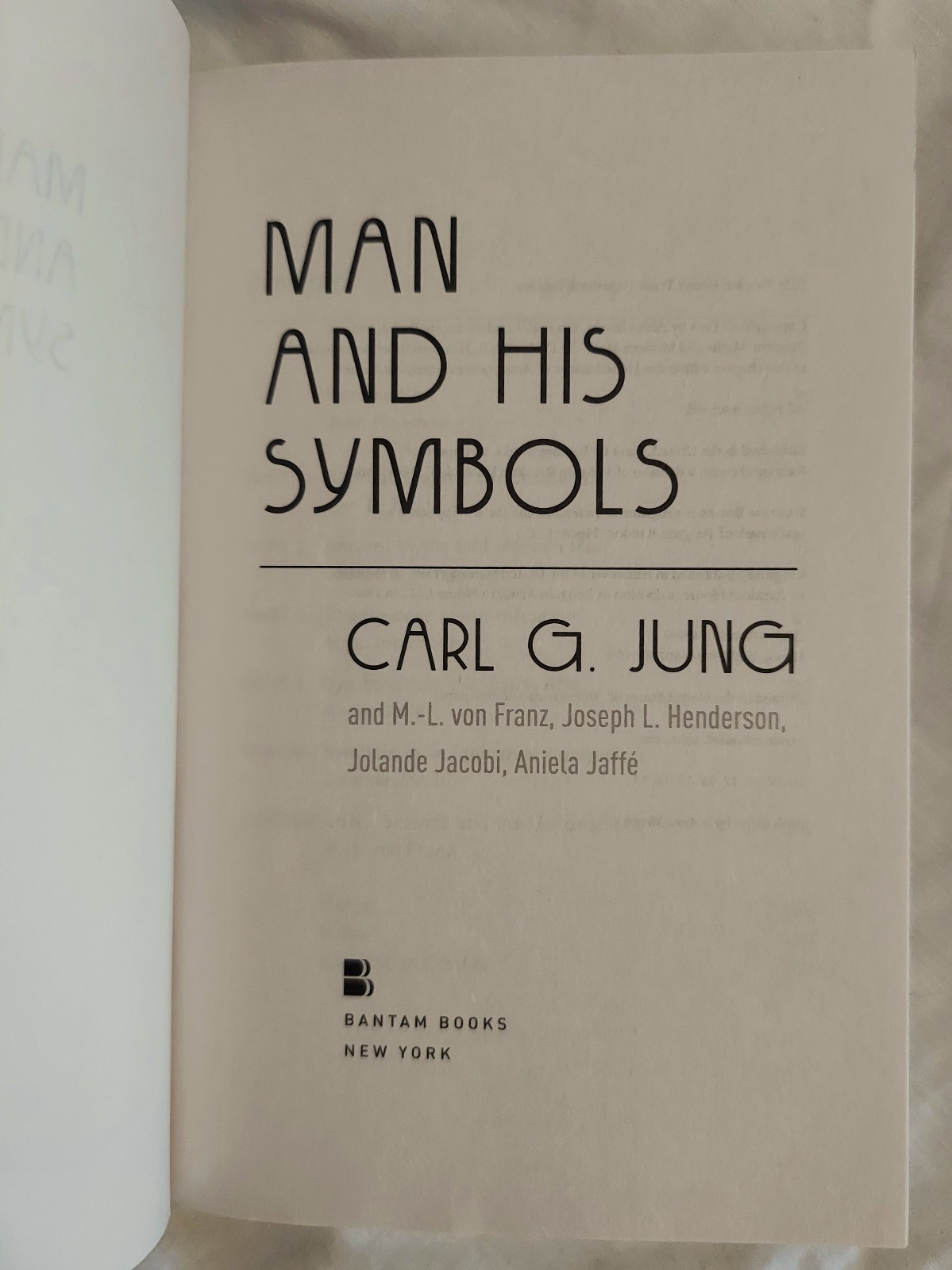 Man And His Symbols by Carl G. Yung, paperback